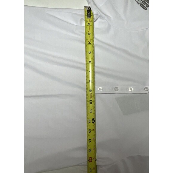 Travis‎ Mathew Chicago Booth Golf Club Polo Shirt White Medium NWT - Picture 9 of 9